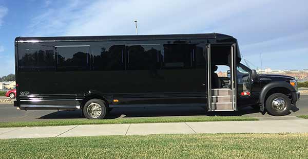24-passenger Limo Bus rental for San Francisco & the Bay Area